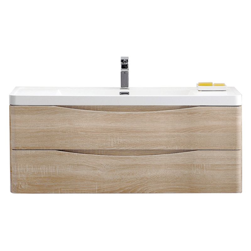Badnor Mette 120cm servantskap (enkel) i lys eik - UTEN servant