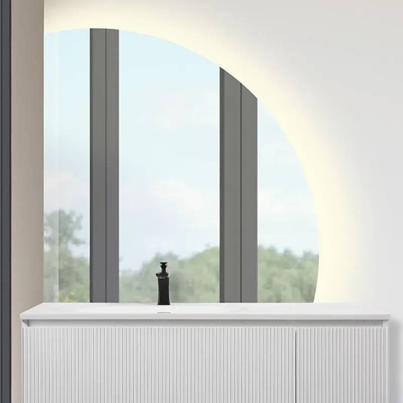 Badnor Melanie SORT 120+40cm - dobbel sort servant (0318) Sara speil