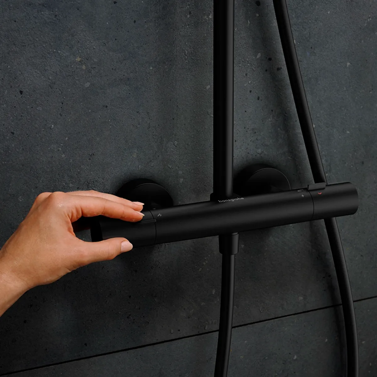 Hansgrohe Pulsify S Puro takdusjsett - MATT SORT