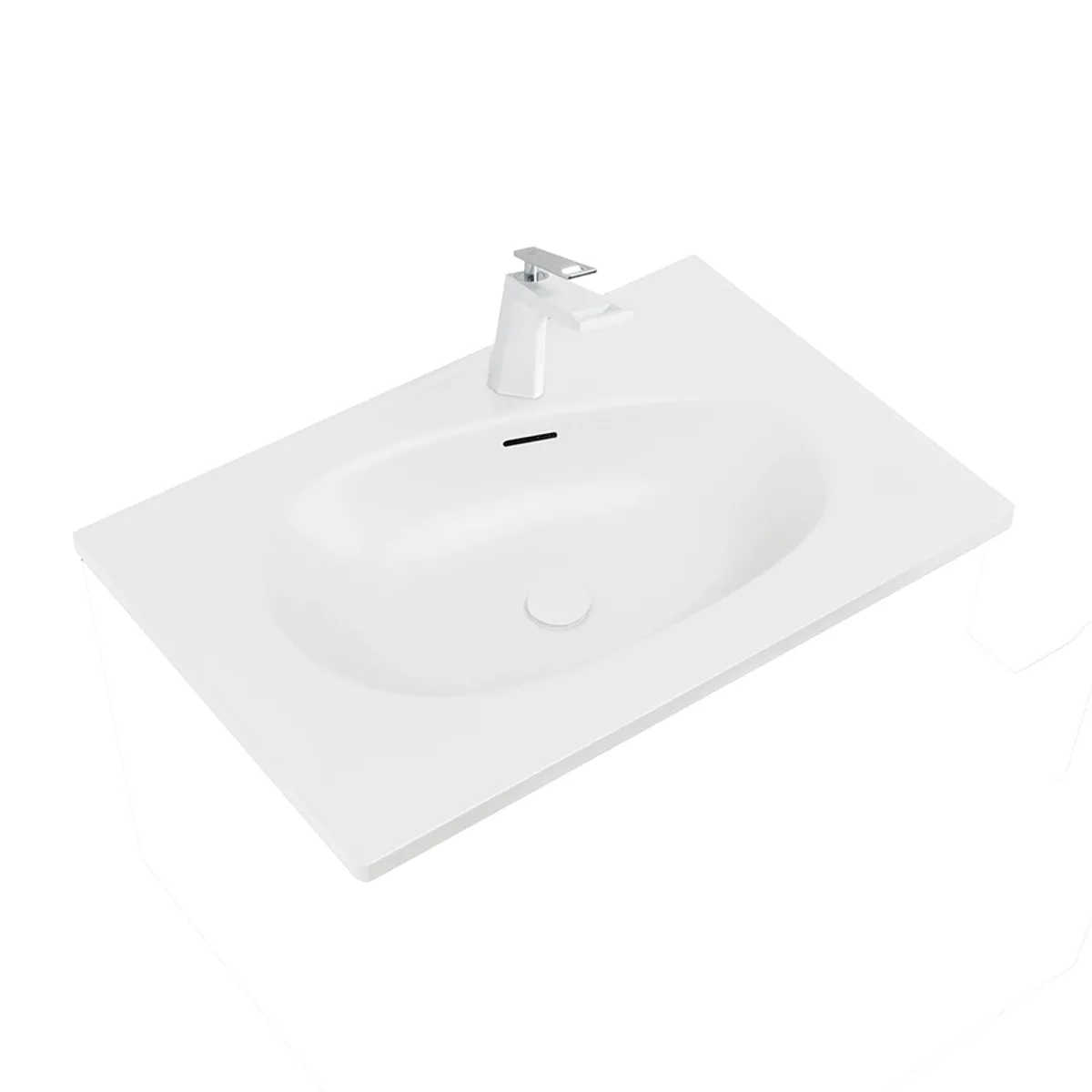 Badnor Maiken 80+40cm mbl.pk. (9419) Leon speilskap m/lys