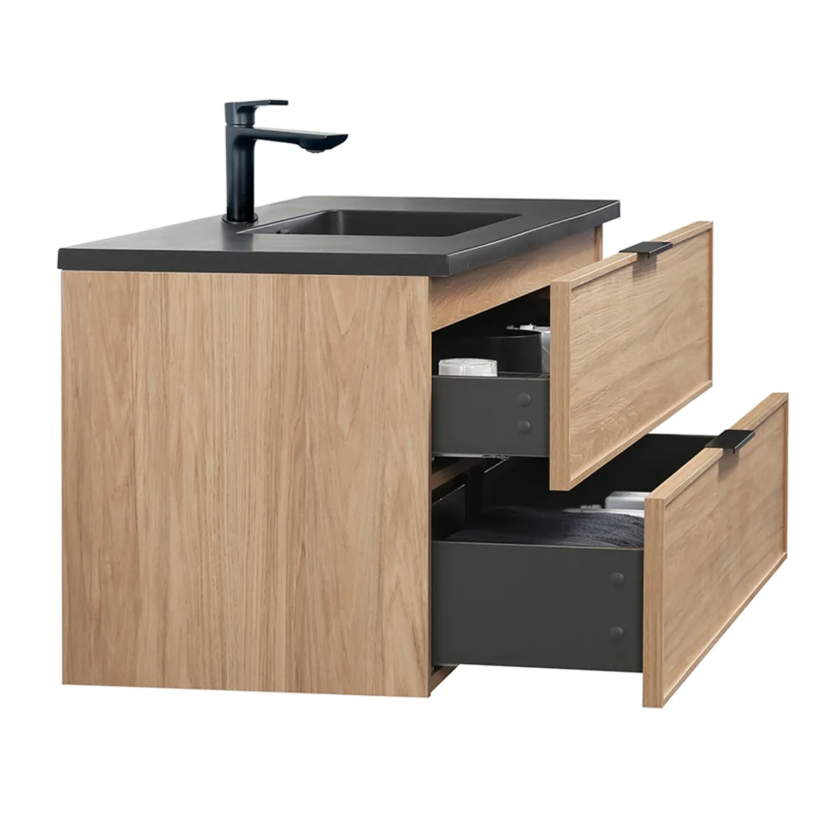 Badnor Melissa 120+40cm mbl.pk m/enkel servant (98431) Lucy speil m/lys