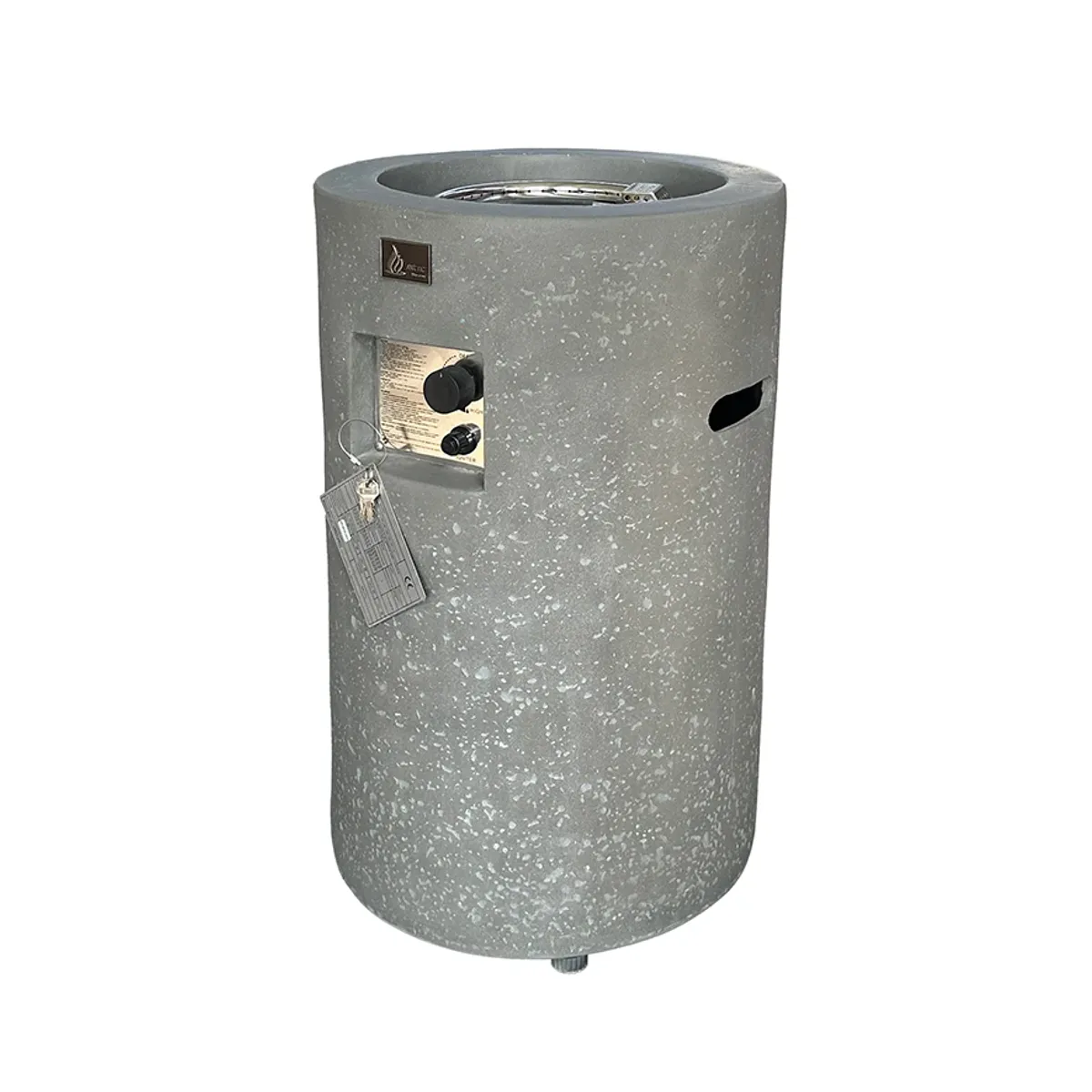 Arctic A-351 gassdrevet peisbord, CONCRETE GREY