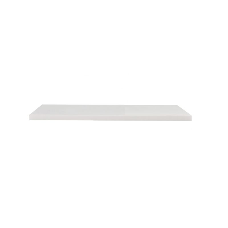 Badnor Benkeplate 75cm, MATT HVIT