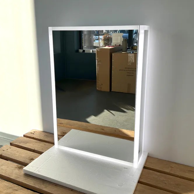 Hovedbilde DEMOSPEIL (108) Speilskap 50cm med LED-belysning, Bluetooth-høyttalere, USB & stikkontakt