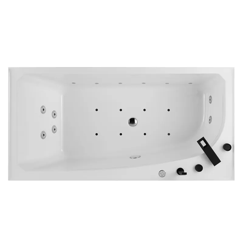 Badnor Angelina designbadekar m/luft-vann-massasje 170x85cm