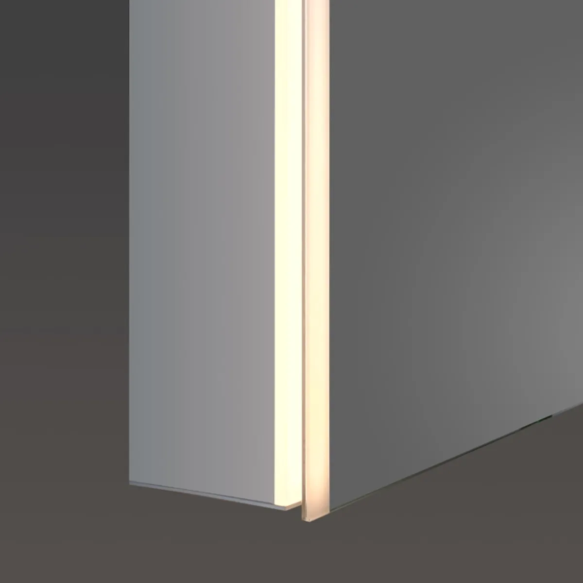 Badnor Marikken 120cm mbl.pk. (2331) Linnie speilskap