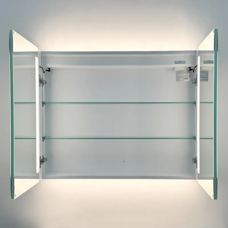 Badnor Melissa 90cm mbl.pk (97320) Lilly speilskap m/lys