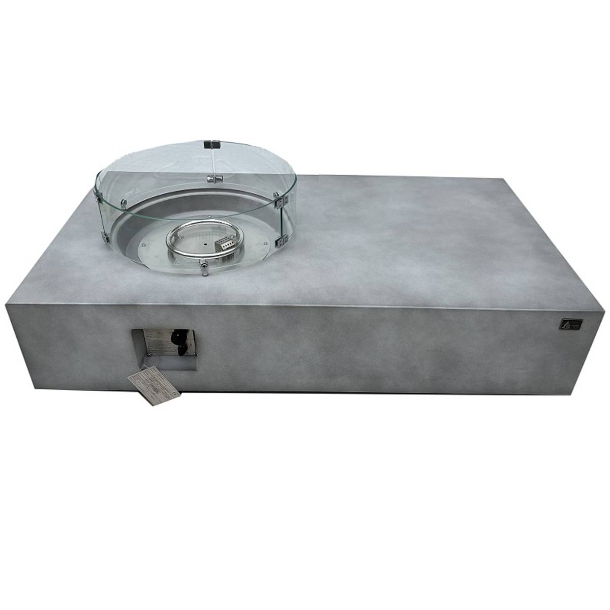 Arctic A-602 gassdrevet peisbord, GRANITE CEMENTO, 16kW