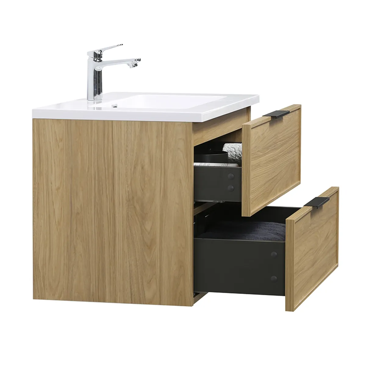 Badnor Melissa 90cm mbl.pk (97340) Leon speilskap m/lys