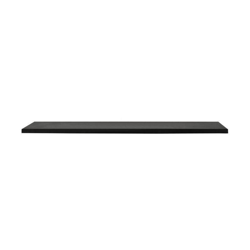 Badnor Benkeplate 120cm, MATT SORT