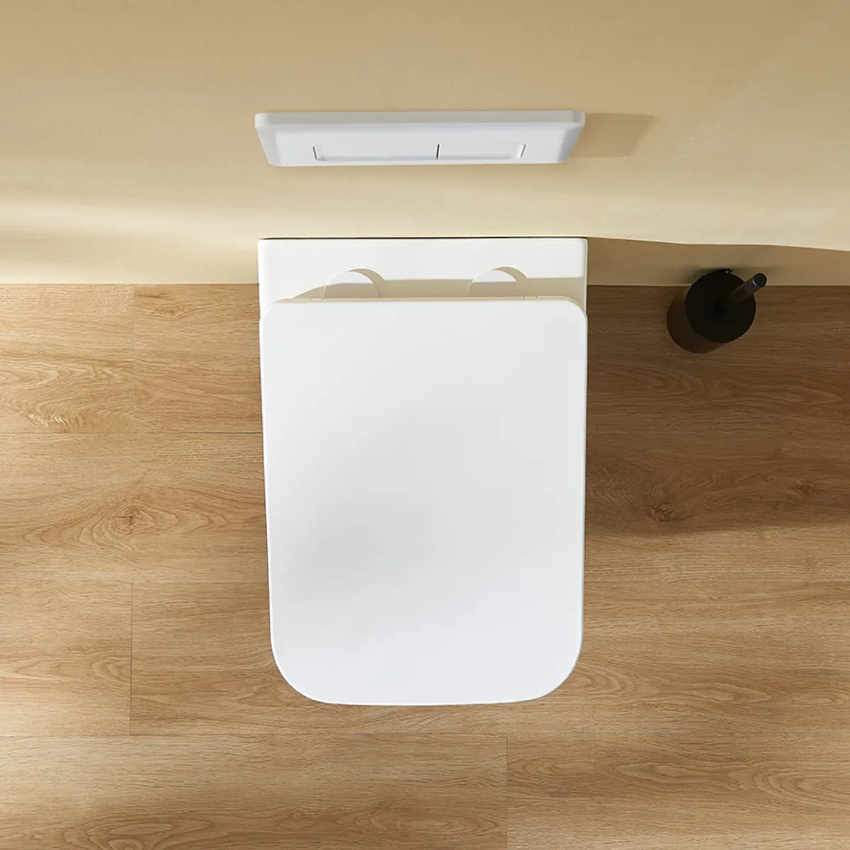 Badnor Ortona veggskål MATT HVIT, inkl. hardplastsete m/ soft-close