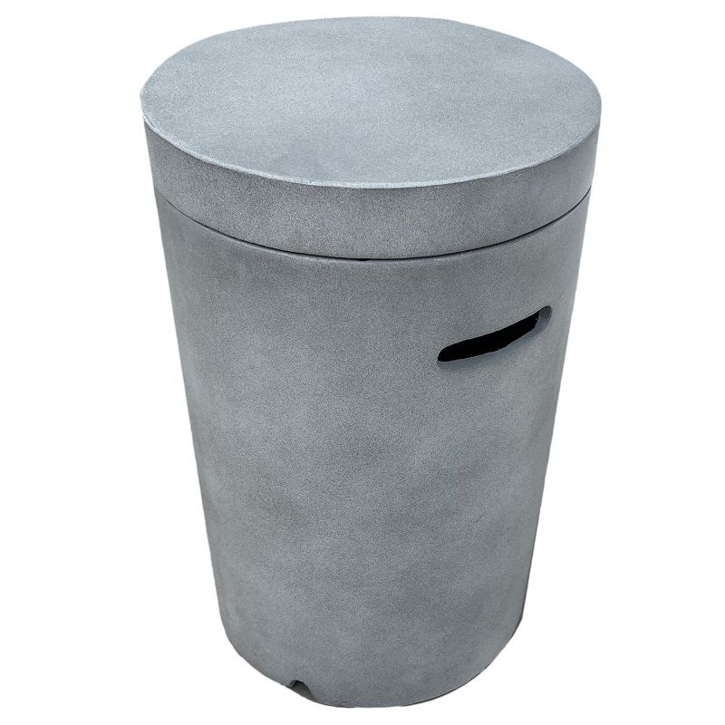 Arctic gasscover, rundt for 10/ 11kg flaske, GRANITE CEMENTO