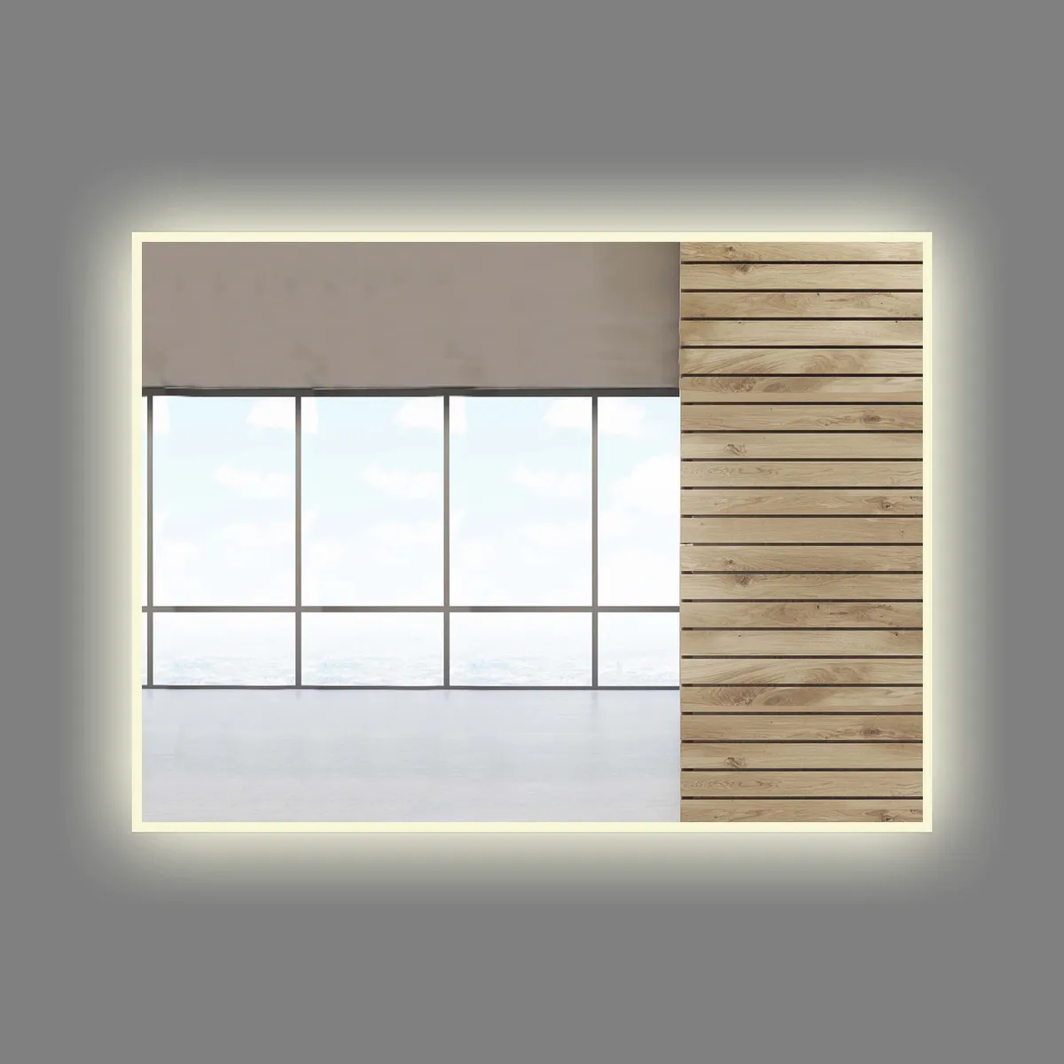 Badnor Lotte baderomsspeil (80x60cm) med LED-belysning