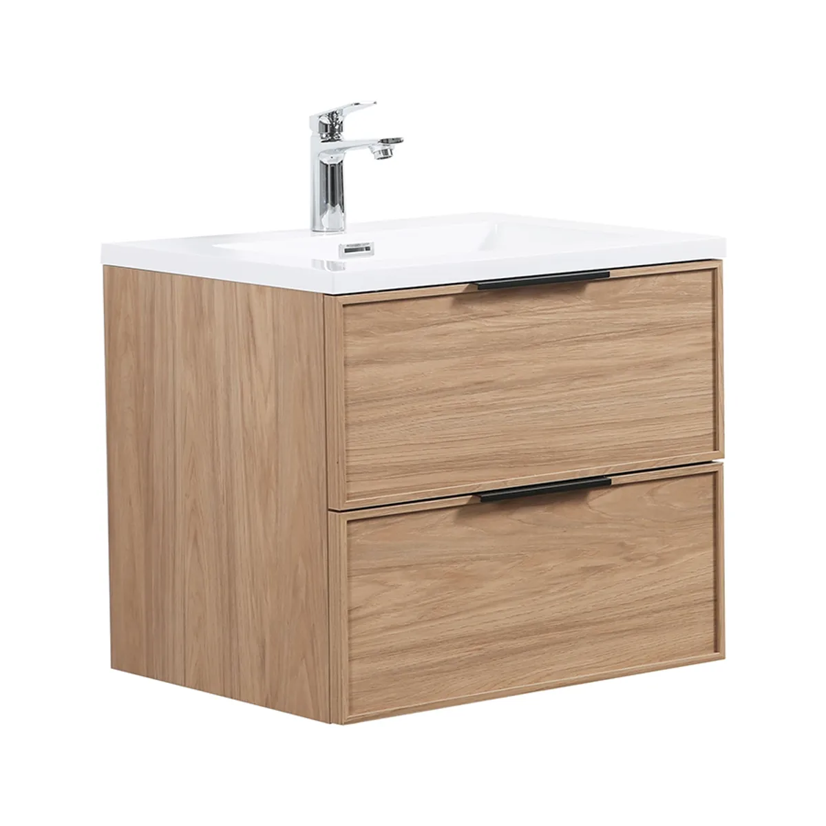Badnor Melissa 60+40cm mbl.pk (97131) Leon speilskap m/lys