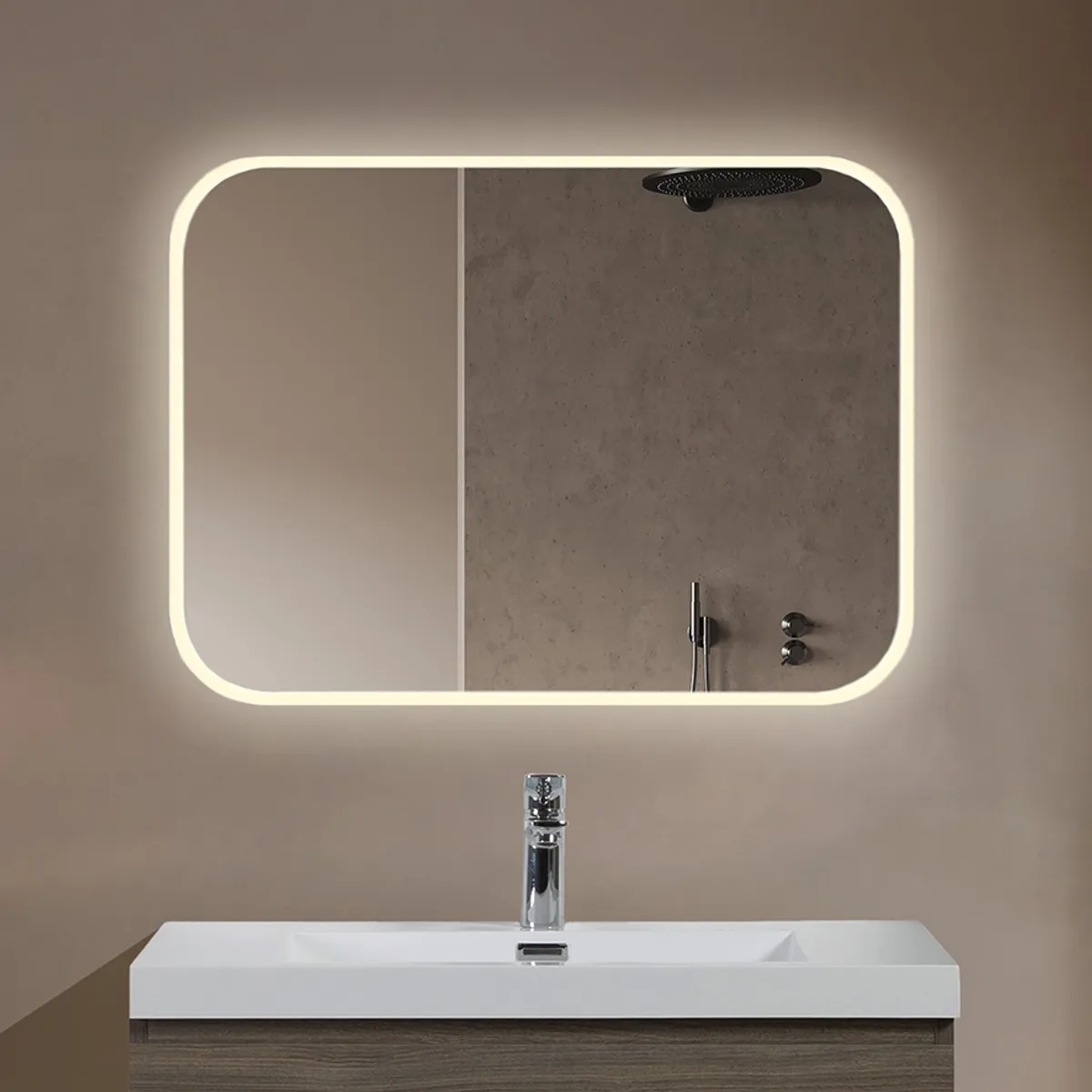 Badnor Maiken 80+40cm mbl.pk. (94110) Linnea speil m/lys