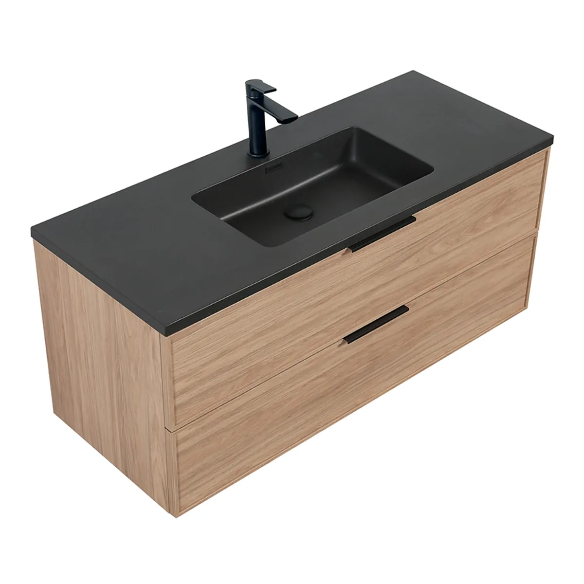 Badnor Melissa 120+40cm mbl.pk m/enkel servant (98411) Sienna speil m/lys