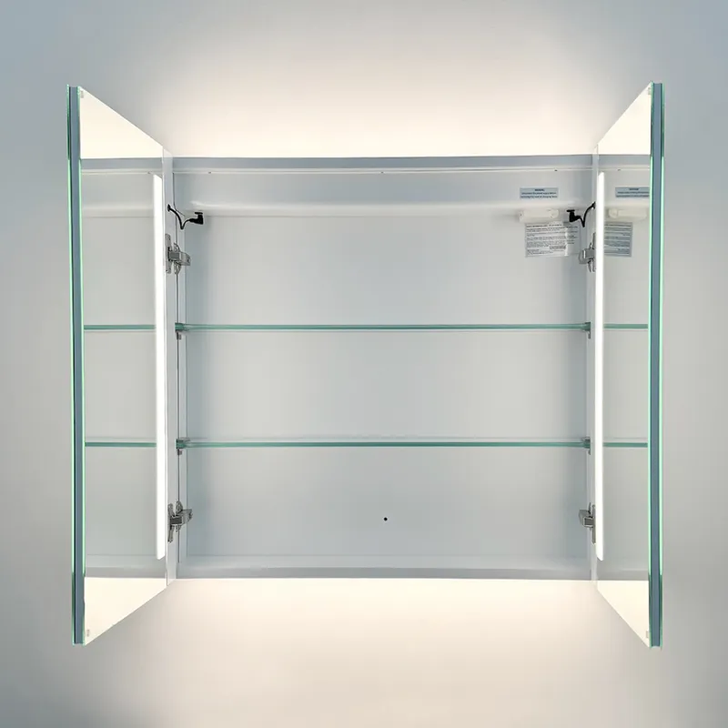 Badnor Melanie HVIT 75+40cm mbl.pk. (1211) Lilly speilskap