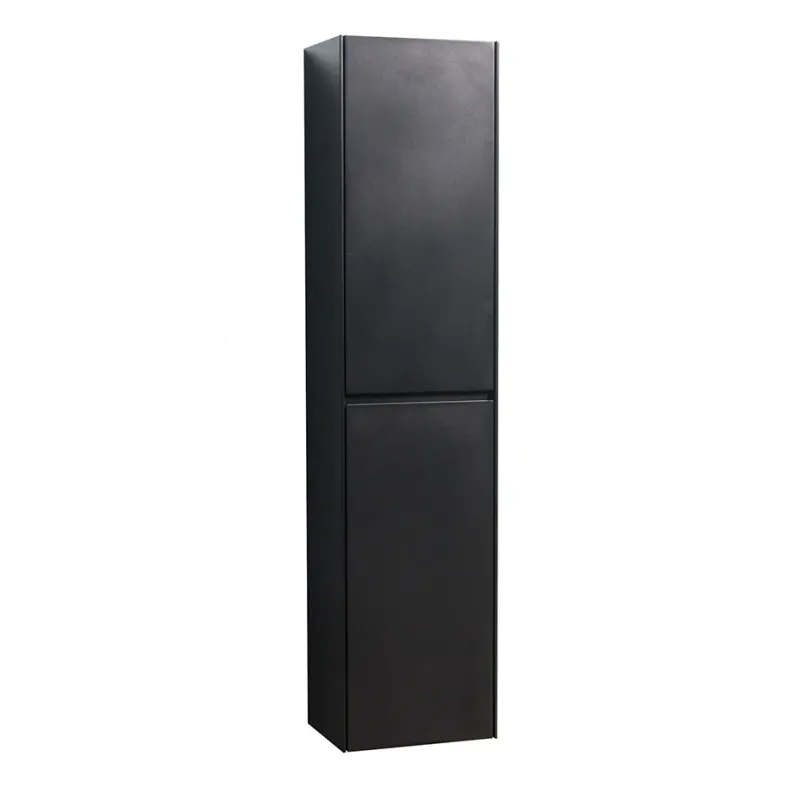 Badnor Melanie SORT 120+40cm - dobbel hvit servant (0314) Sissel speil