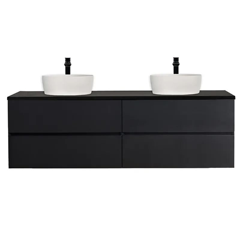 Badnor Benkeplate 180cm, MATT SORT