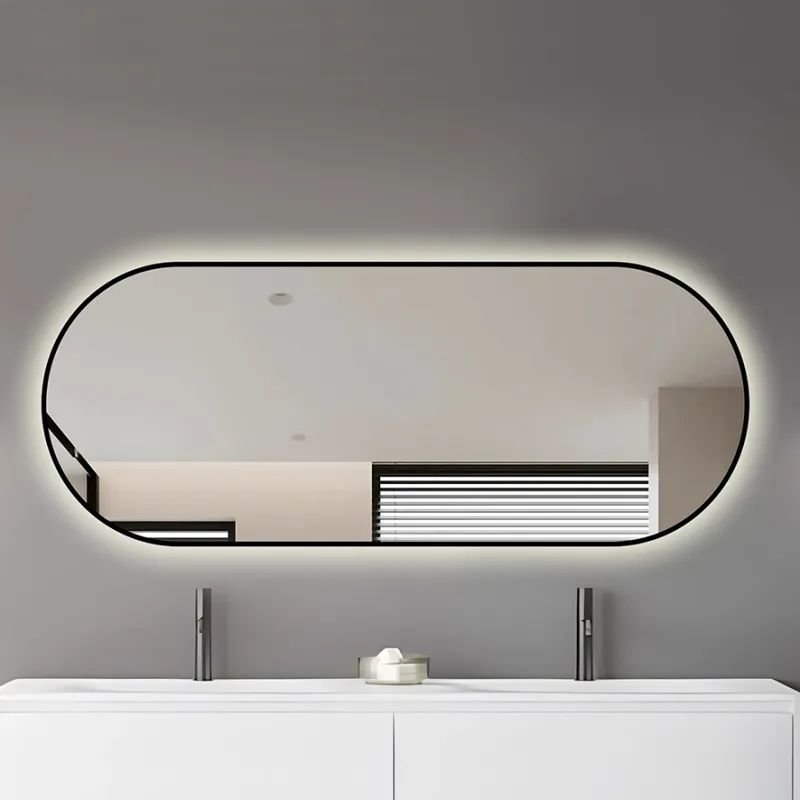 Badnor Melissa 120cm mbl.pk m/enkel servant (98410) Sienna speil m/lys