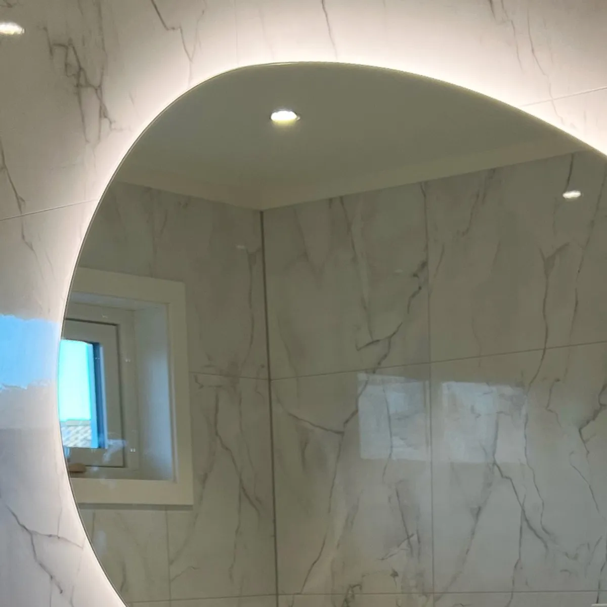 Badnor Melissa 75+40cm mbl.pk (97241) Lucy speil m/lys