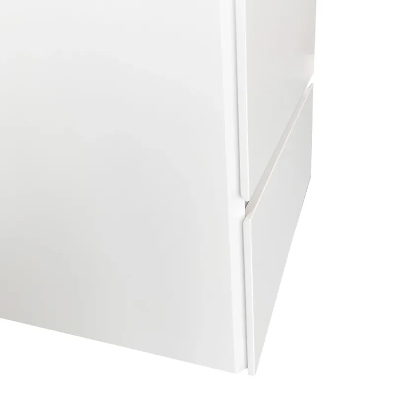 Badnor Melanie HVIT 150cm servantskap m/HVIT benkeplate