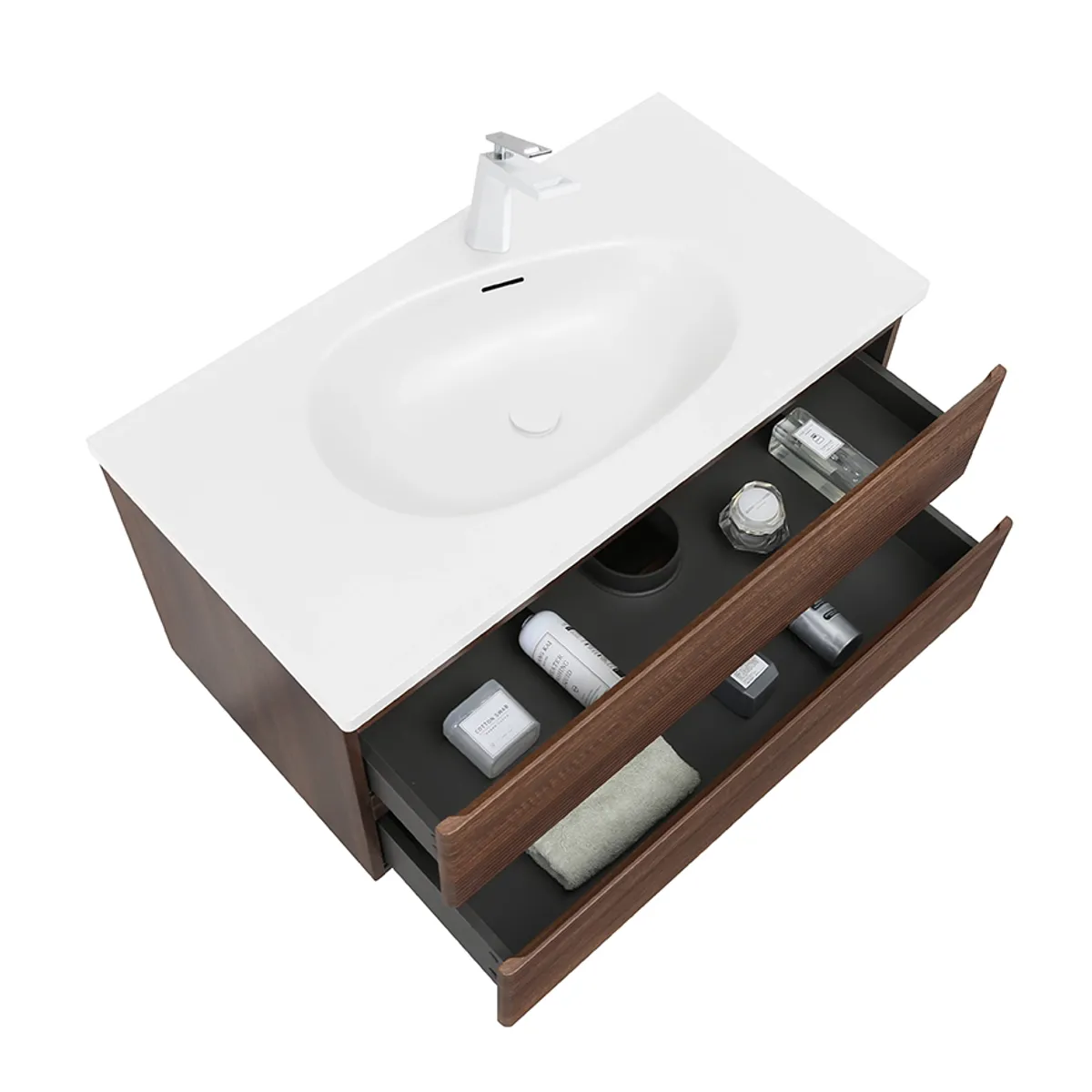 Badnor Maiken 120cm mbl.pk (96010) Sissel speil m/dimbart lys