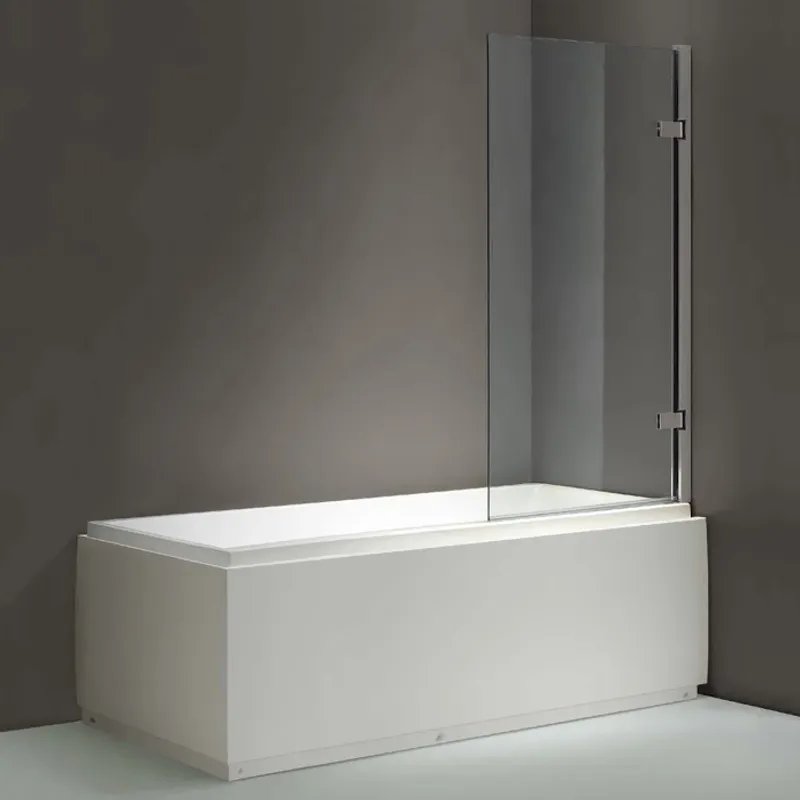 Badnor Sterling Straight badekarvegg 85x150cm (8mm glass) Høyre