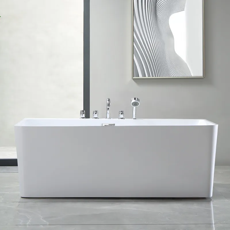 Badnor Elena designbadekar m/ innb. blandebatt. 159cm