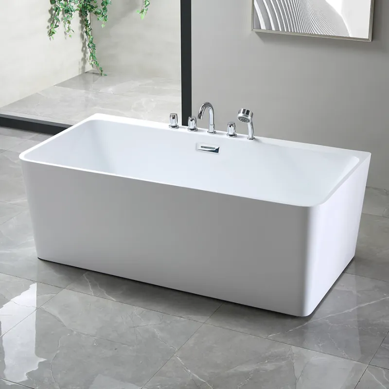 Badnor Elena designbadekar m/ innb. blandebatt. 169cm