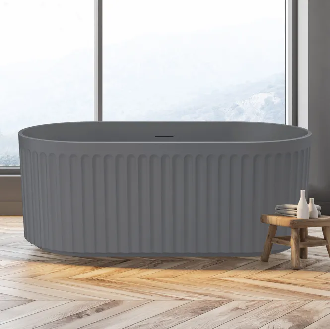 Hovedbilde Badnor Orient Arezzo - matt DECO BLUE - badekar 170cm