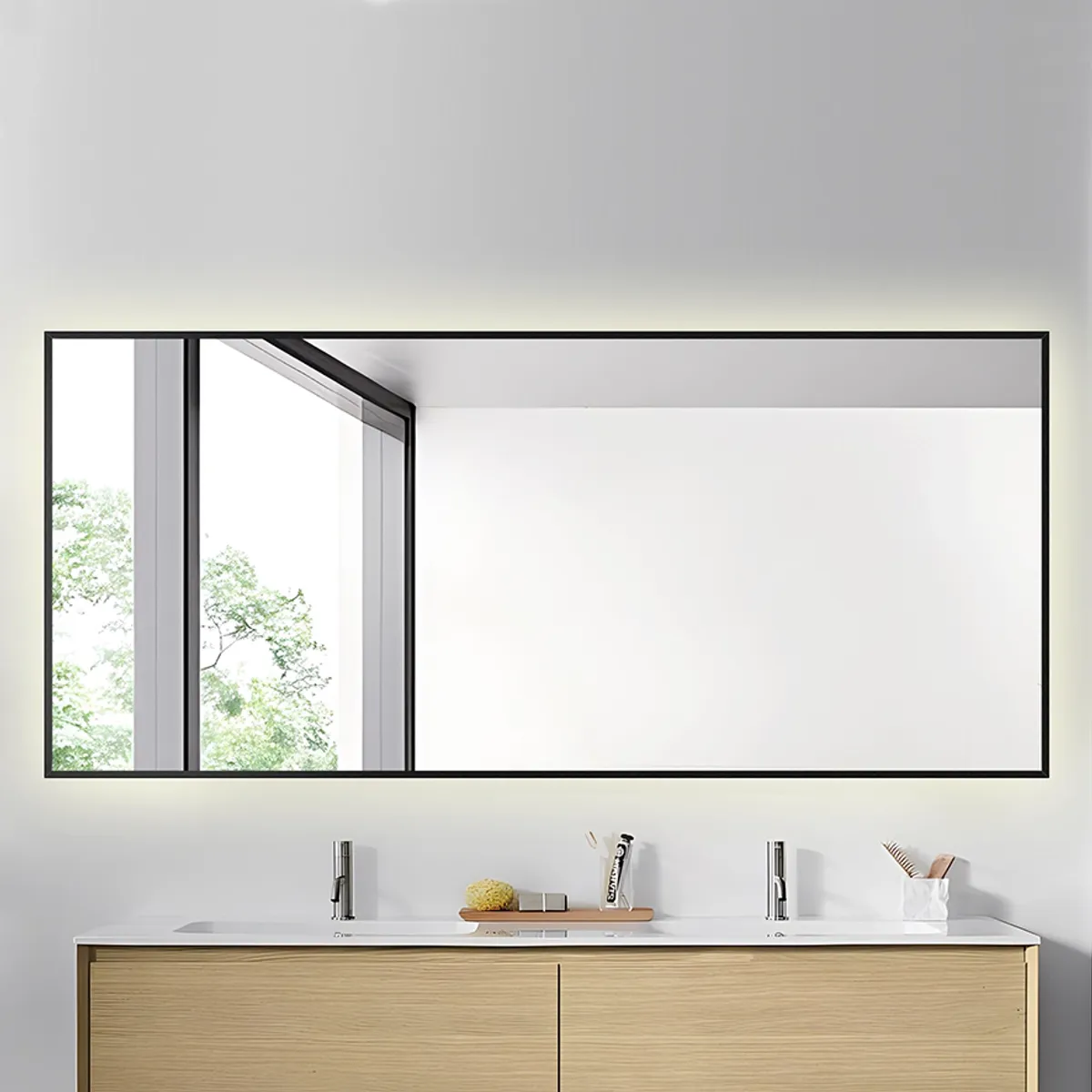 Badnor Melissa 180+40cm mbl.pk (98721) Saga speil m/lys