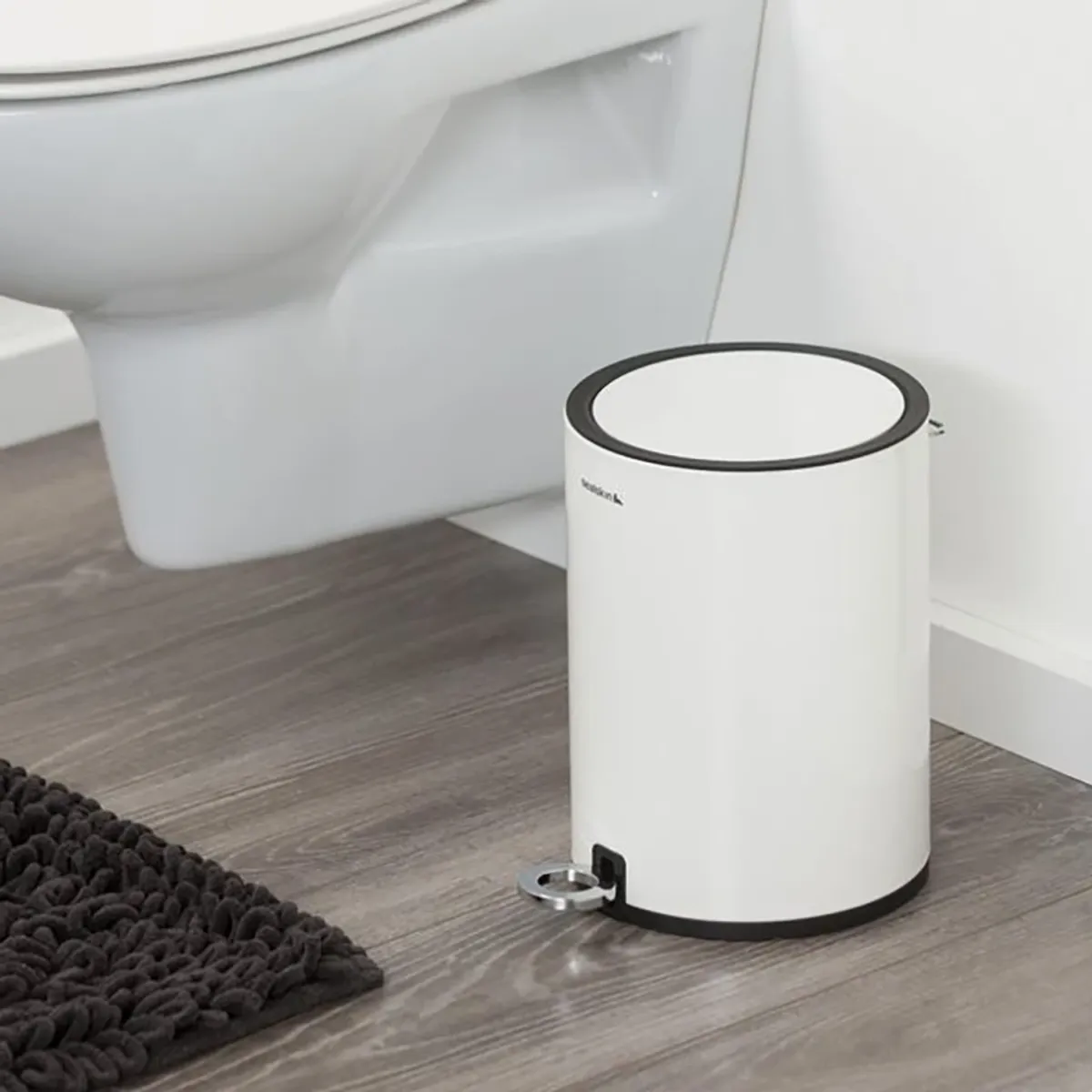 Sealskin Industrial pedalbøtte 3L - Hvit