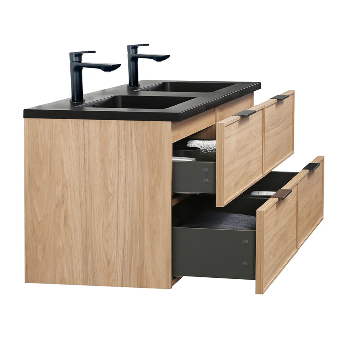 Badnor Melissa 180cm mbl.pk (98710) Leah speilskap m/lys