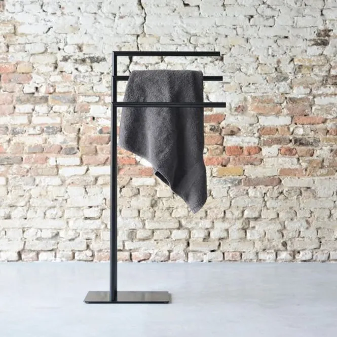 Hovedbilde Sealskin Tube Håndklestativ 3-armet - SORT