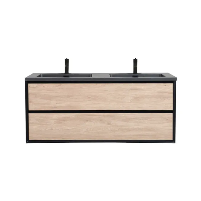 Hovedbilde Badnor Martine 120+40cm dobbel servant (6419) Saga speil