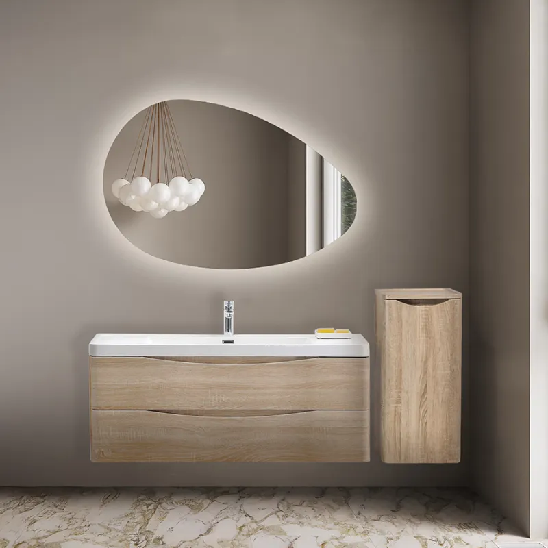 Badnor Mette 120cm enkel +35cm mbl.lpk (50014) Lucy speil