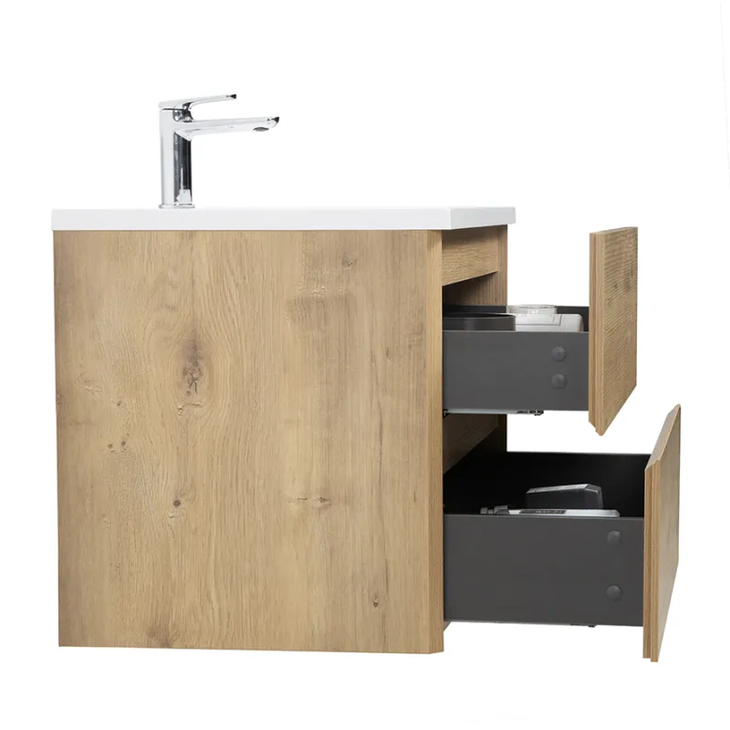 Badnor Mikala 75cm servantskap m/HVIT benkeplate