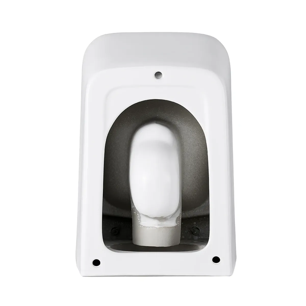 Badnor Ortona veggskål MATT HVIT, inkl. hardplastsete m/ soft-close