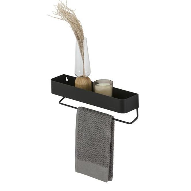 Hovedbilde Sealskin Brix Veggstativ med håndklestang 35 cm - Sort