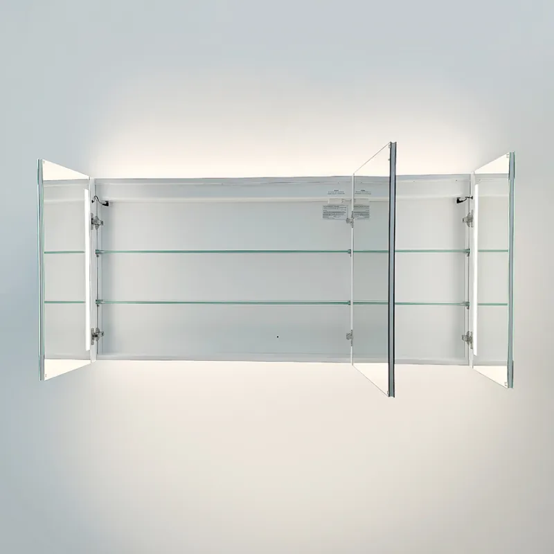 Badnor Melissa 150+40cm mbl.pk (97621) Lilly speilskap m/lys