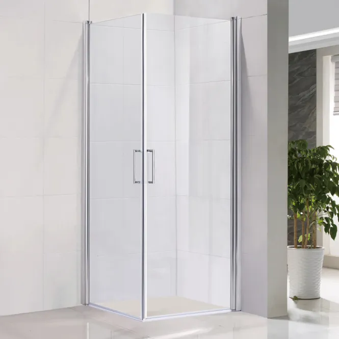 Hovedbilde Imber dusjhjørne rett 80x100cm, krom