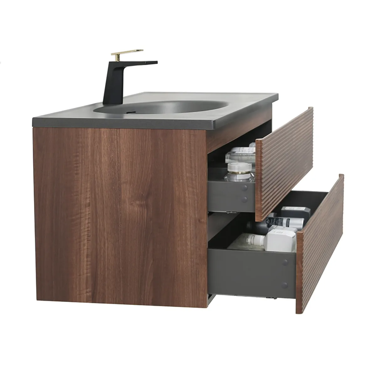 Badnor Maiken 120cm mbl.pk (9601) Sienna speil m/lys